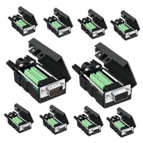 Ww19 Willwewon 10pcs 5pcs Male Female 3 9 Vga Solderless Quick Connector Ww19 Willwewon 10pcs 5pcs Male Female 3 9 Vga Solderless Quick Connector