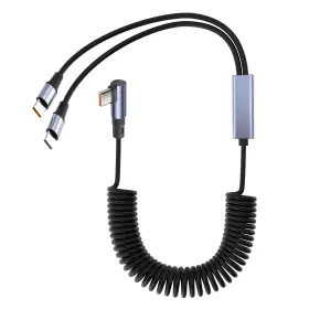 Ya2c6a1v7 Yacsejao 2 In 1 Coiled Usb C Cable 90 Degree Right Angle Type Fast Ya2c6a1v7 Yacsejao 2 In 1 Coiled Usb C Cable 90 Degree Right Angle Type Fast