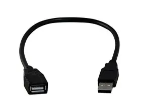 Your Cable Store 689466319439 Black 1 Foot Usb 2.0 High Speed Extension 01 Ft