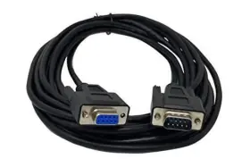 Your Cable Store 819279012443 Black Db9 9 Pin Serial / Rs232 Male/female Extension 15 Ft
