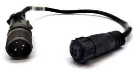 Cb000417a01 Zebra Vc50 Mobile Computer Power Adapter Assembly Cable Genuine