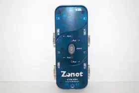 Kvm3004 Zonet 4-port Kvm Switch With Cables