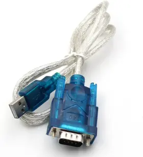 6488151 Zorpia New Usb To Rs232 Serial Port 9 Pin Db9 Cable Com Blue
