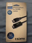 Philips Display Port To Hdmi Adapter Black SWV9216G/27 6FT Length New. Price: $6.99.