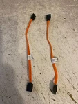 Lot Of 2 Dell 8" Sata Cables Straight Connectors 03PC1W 6 Gb/s Quick Ship Used. Price: $9.95.