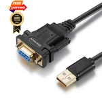 Oikwan Usb To RS232 Serial Adapter With Ftdi Chipset - 2.0 6FT, Black New. Price: $23.99.