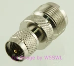 Premium W5SWL Series Female Mini-uhf Coax Connector Adapter New. Price: $5.59.