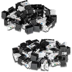 50 Pack CAT6 RJ45 Keystone Jacks Tool Less Design 10GBPS Compatible Black New. Price: $84.39.