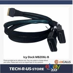 Icy Dock MB206L-B Slimsas 8I SFF-8654 To 2X Oculink 4I SFF-8611 Cable 0.5M New. Price: $106.40.