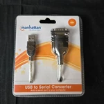 Manhattan 205146 Usb To Serial Converter 18" With Gold Plated Contacts New. Price: $14.40.
