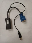 Tripp-lite Black Blue B078-101-USB-1 Server Interface Unit Used. Price: $29.00.