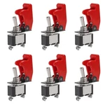 Aitrip 6 Pack Heavy Duty Rocker Toggle Switch 12V 20A Spst On/off 2PIN Brand. Price: $18.48.
