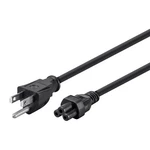 Monoprice Power Cable (3-PRONG) Nema 5-15P To Iec 60320 C5 (mickeymouse)plug- 3M New. Price: $13.19.
