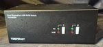 Trendnet TK-240DP 2-PORT Dual Monitor Displayport Kvm Switch No Power Cord Used. Price: $69.99.