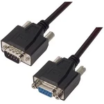 1PK L-com CSMNB9MF-2.5 Deluxe Molded Black D-sub Cable, DB9 / Female, New. Price: $45.76.
