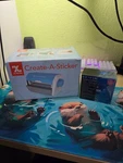 2 Type Set Of Xyron Create-a-sticker Makers + Refills Used. Price: $60.00.