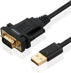 Usb To RS232 DB9 Serial Cable Male Converter Adapter With Ftdi 10FT, Black New. Price: $24.29.