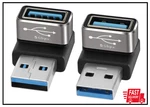 90 Degree Usb 3.0 Adapter 2 Pack, Up And Down Right Angle To Female New. Price: $9.16.