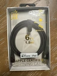 Brand New Lax Iphone/ipad Charger Lightening Cable 6FT. Price: $15.95.