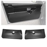 Front Inner Door Panels Pair Black Abs Plastic Replacement For Bmw E36 Coupe New. Price: $125.00.