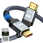 Highwings Ultra Speed Hdmi Cable 8K 48GBPS 6.6FT Braided Nylon Cord Hdtv New. Price: $9.99.