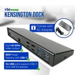 Original Kensington SD4750P Usb-c 3.0 Dual 4K Hybrid Docking Station W/adapter Used. Price: $52.79.