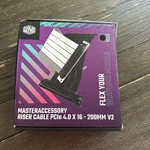 Cooler Pcie Black Masteraccessory Riser Cable 4.0 X 16 - 200MM V2 Open. Price: $29.99.