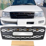 Black Front Grille Fits For 2003- 2006 Toyota Land Crusier LC100 FJ100 W/light New. Price: $149.00.