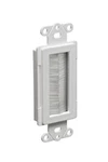 Arlington CED135-1 Cable Entry Device, Brush-style Opening, 1-GANG, White, 1/PK New. Price: $10.52.