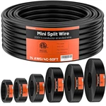 100% Pure Copper Etl Listed 14-4 Mini Split Cable 14/4 Communicatio New. Price: $56.17.