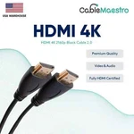 Hdmi 2.0 Cable 4K 60HZ Gold Plated 1.5-50FT Multipack Lot Black New. Price: $283.58.