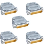 Jienk 5PCS DB25 Male RS232 D-sub Serial Solder Cup Connectors Kit, Gray,white New. Price: $21.82.