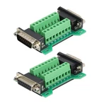 Willwewon 2PCS DB15 Female Connector In One Breakout Board, RS232 Green New. Price: $28.04.