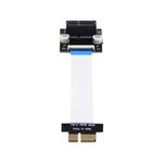 Nfhk Low Profile Pci-e Express 1X Slot Riser Card Extender Extension Ribbon... New. Price: $13.14.