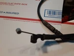 1990-1993 Kawasaki 600D Ninja ZX-6 Black Vinyl, Choke Cable Used. Price: $13.50.