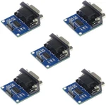 Hiletgo 5PCS RS232 To Ttl Converter Module Com Serial Port Board Black New. Price: $11.98.