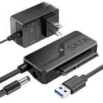 Sata To Usb Adapter With Power, 3.0 Black New. Price: $18.46.