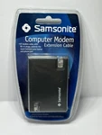 Samsonite Travel Computer Modem With RJ-11 Extension Cable 8 Ft Compact Case New. Price: $17.99.