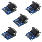 Hiletgo 5PCS RS232 To Ttl Converter Module Com Serial Port Board Black New. Price: $11.79.