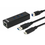 Plugable USB3-HUB3ME Port 3.0 Bus Powered With Gigabit Ethernet New. Price: $47.04.