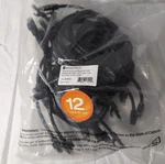 12 Pack Monoprice Flexboot CAT6 Ethernet Cable 3FT Black RJ45 New. Price: $21.68.