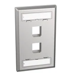 Lot Of 2PCS Panduit NKF2S Netkey Stainless Steel Faceplate W/ Labels, 2-PORT New. Price: $7.99.