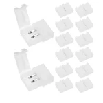 10- Taodan Pack 2 Pin Led Strip Connectors 8MM Wide Rgb 5050 Solderless White New. Price: $40.00.
