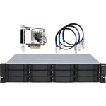 Qnap TL-R1200S-RP Drive Enclosure SATA/600 Mini-sas Host Interface 2U New. Price: $1541.09.