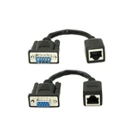 Xmsjsiy DB9 RS232 To RJ45 Extender, 9-PIN Serial Port Female&male 2-CABLE New. Price: $14.75.