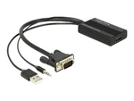 Delock 62597 0.25M Hdmi (standard) Vga (d-sub) + 3.5MM Usb Type-a Nuovo. Price: $84.89.