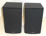 Polk Audio T15 Black 100W Bookshelf Speakers Pair Work Have Cosmetic Flaws Read Used. Price: $49.99.
