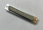 37 Position D-sub Receptacle, Female Socket, Solder Cup, Norcomp Brand, 1 Each New. Price: $7.49.