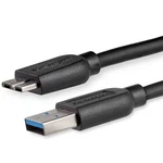 Startech USB3AUB2MS 6FT Slim Micro 3.0 (5GBPS) Cord M/m Black Cable New. Price: $22.58.