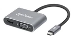Manhattan Usb-c To Hdmi & Vga 4-IN-1 Converter Power Delivery New. Price: $52.62.